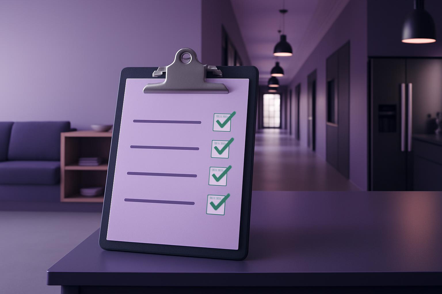 Compliance checklist
